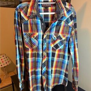 Rock & Roll Men’s lightweight but long sleeve western wear for a night out!